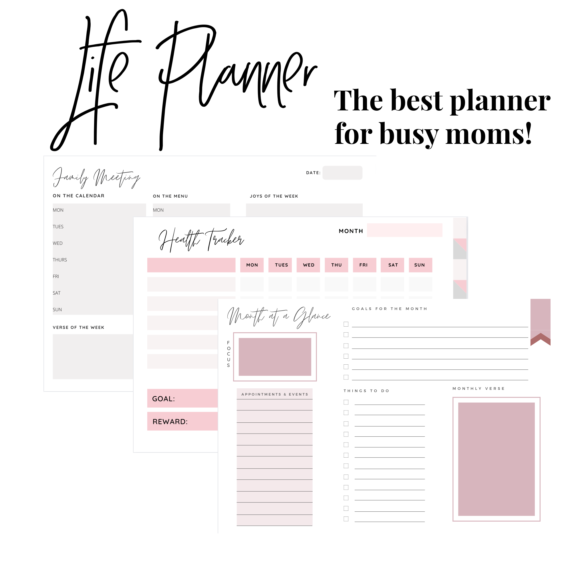 Digital Life Planner - 3-in-1 Combo