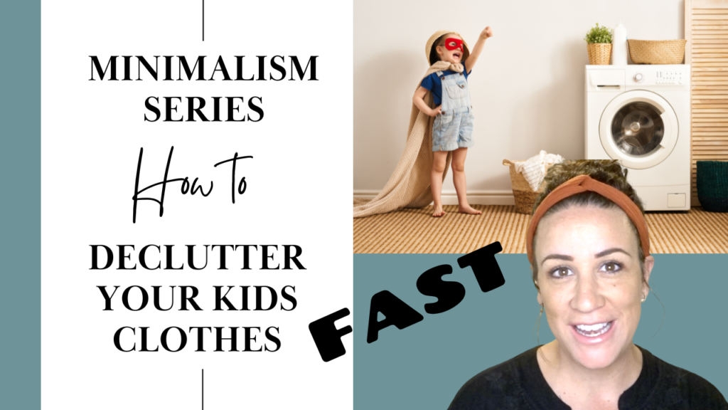 how to declutter your kids clothes